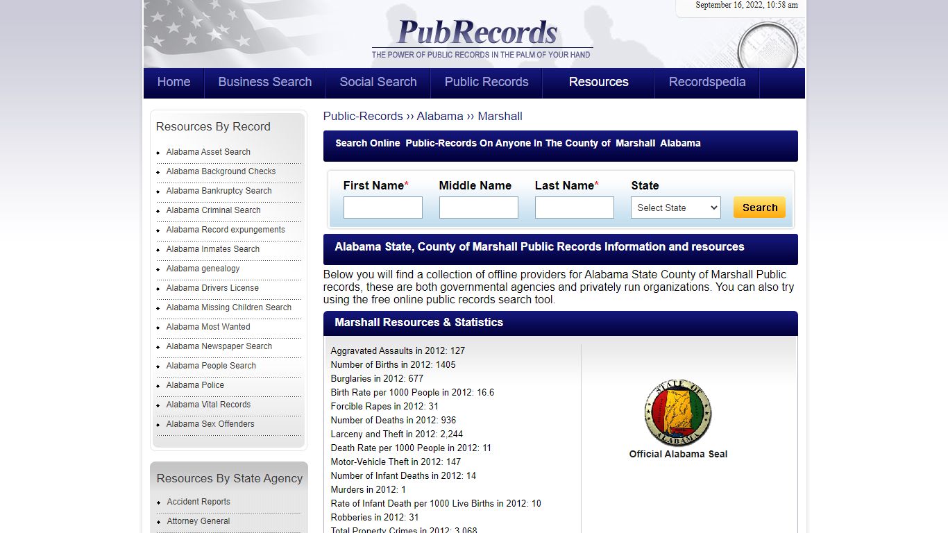 Marshall County, Alabama Public Records